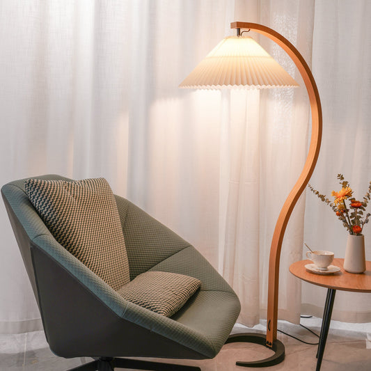 Capri Wooden Floor Lamp