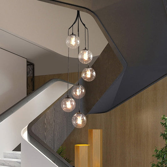 Elliot Staircase Bubble Chandelier