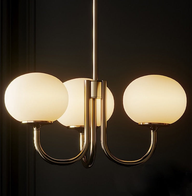 Gabriella Vintage Glass Chandelier