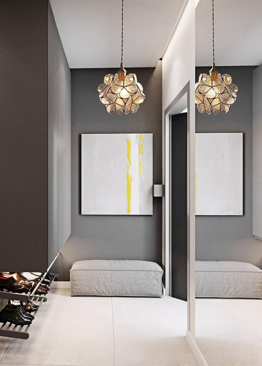 Kayla Glass Petal Pendant Light