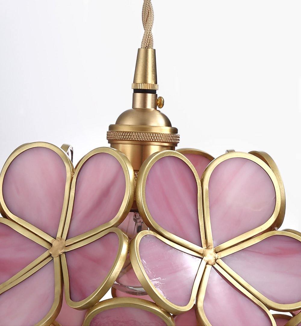 Kayla Glass Petal Pendant Light