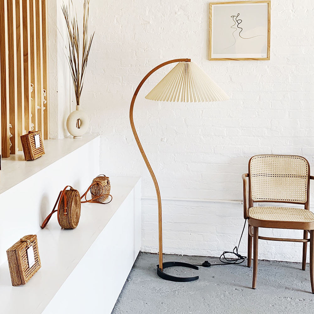 Capri Wooden Floor Lamp