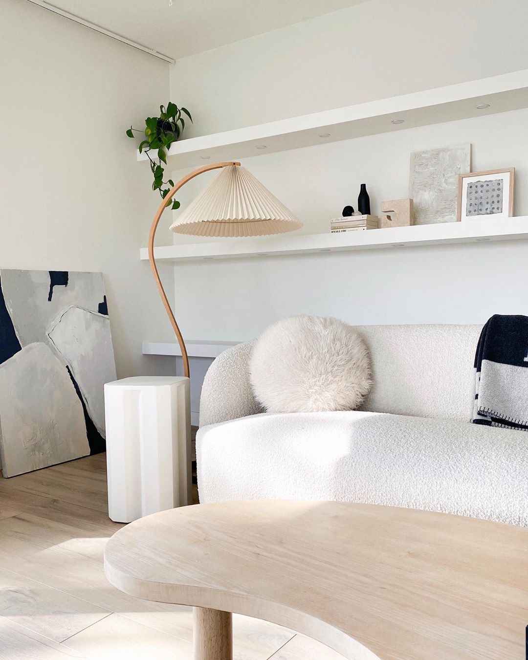 Capri Wooden Floor Lamp