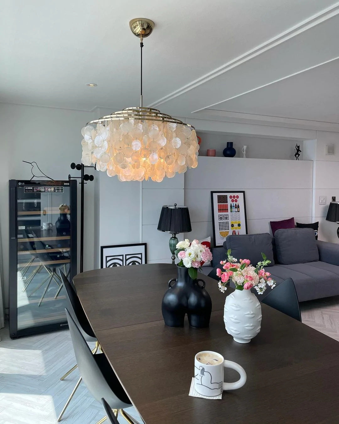 Essie Seashell Chandelier