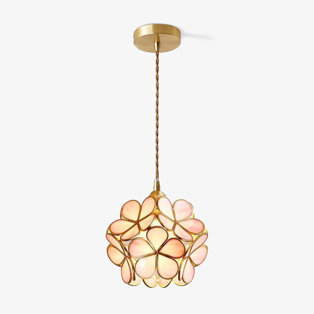 Kayla Glass Petal Pendant Light