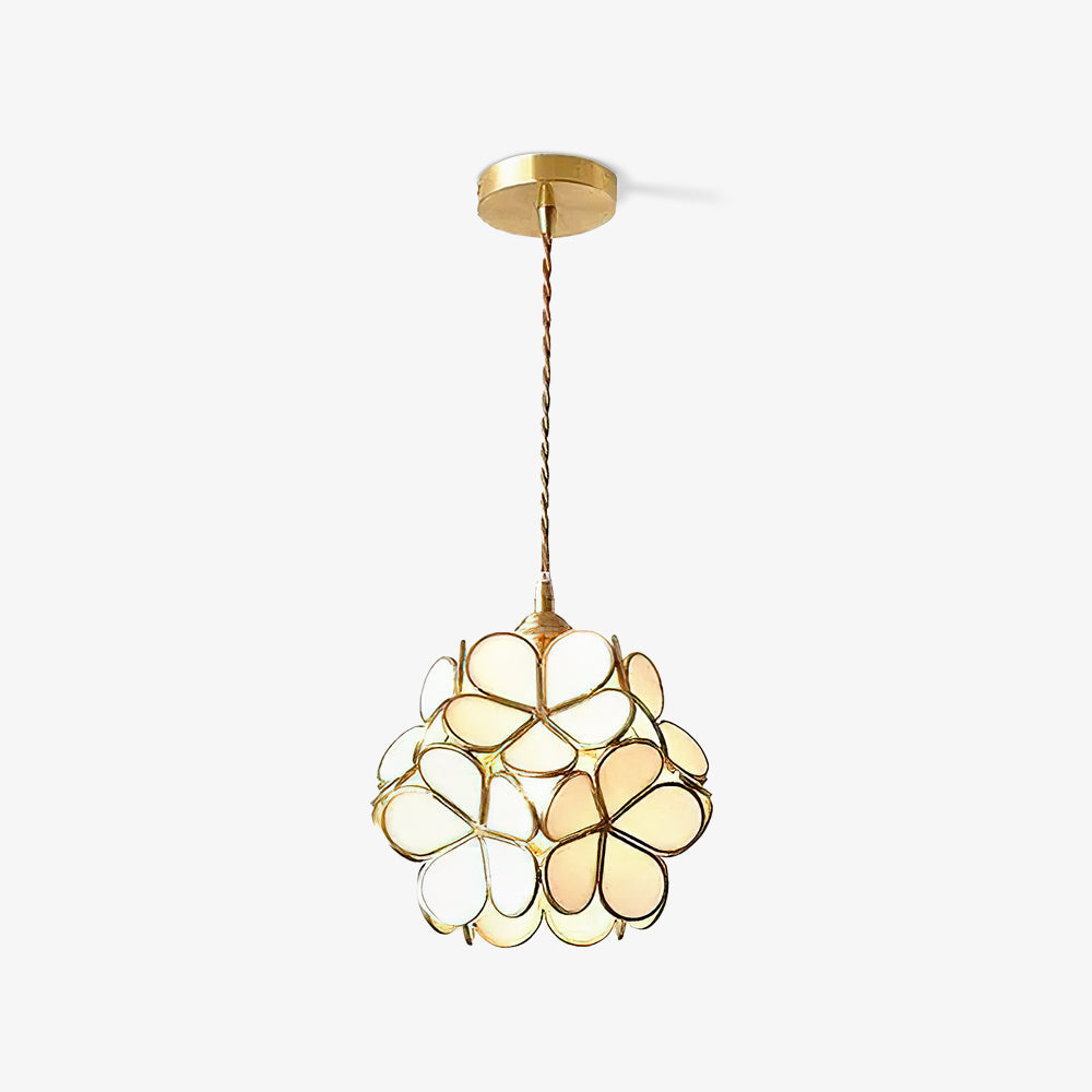 Kayla Glass Petal Pendant Light