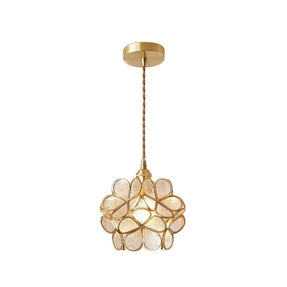 Kayla Glass Petal Pendant Light