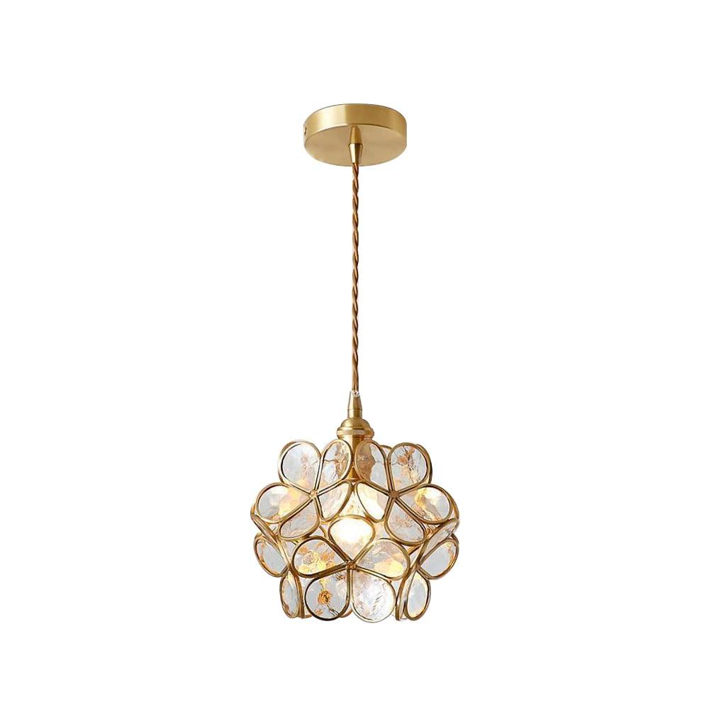 Kayla Glass Petal Pendant Light