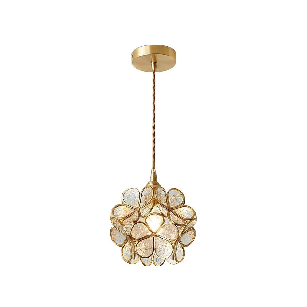 Kayla Glass Petal Pendant Light
