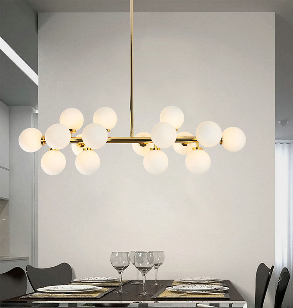 Ava Glass Ball Chandelier
