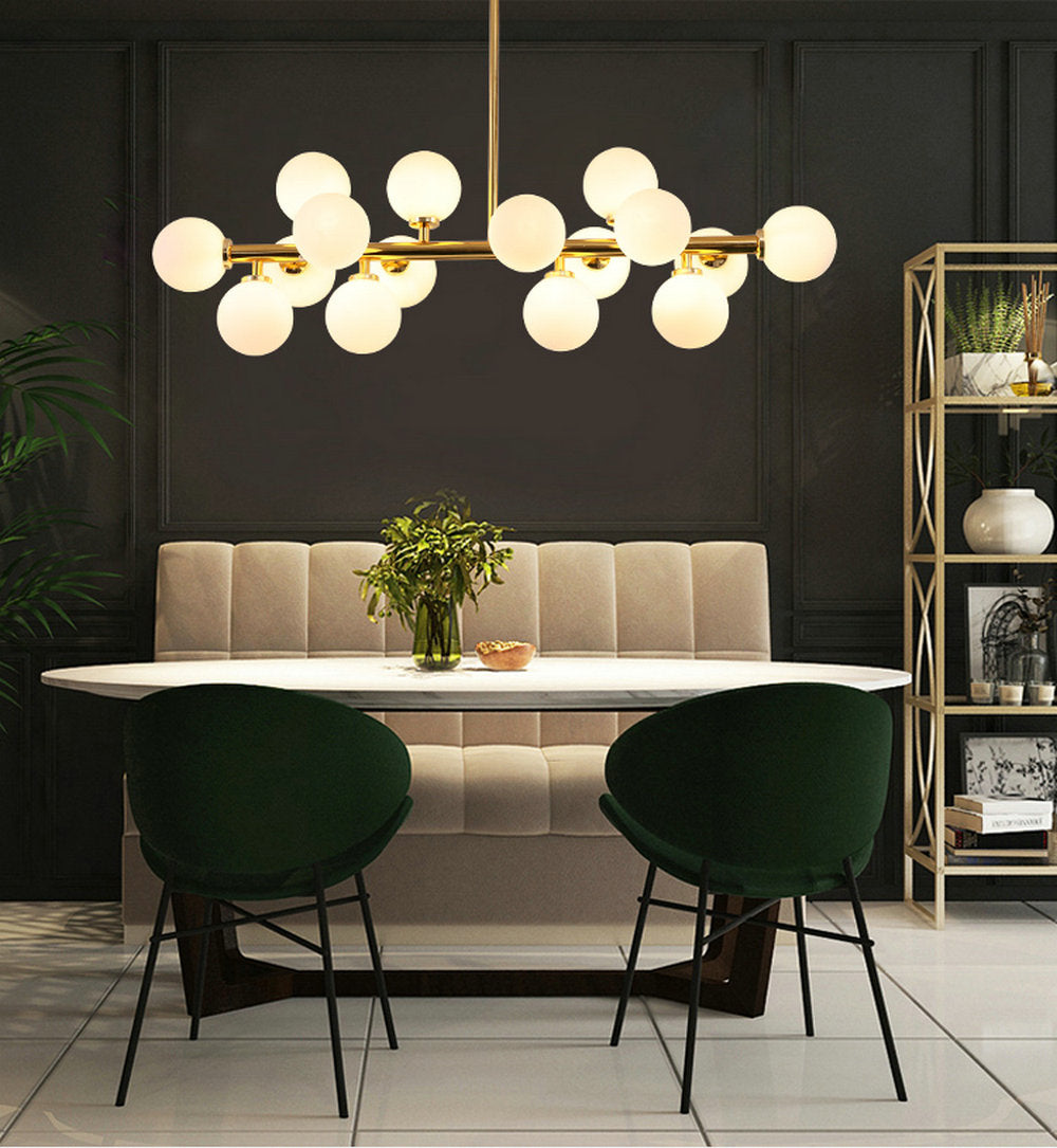 Ava Glass Ball Chandelier