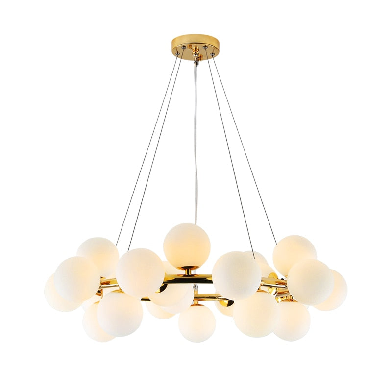 Ava Glass Ball Chandelier