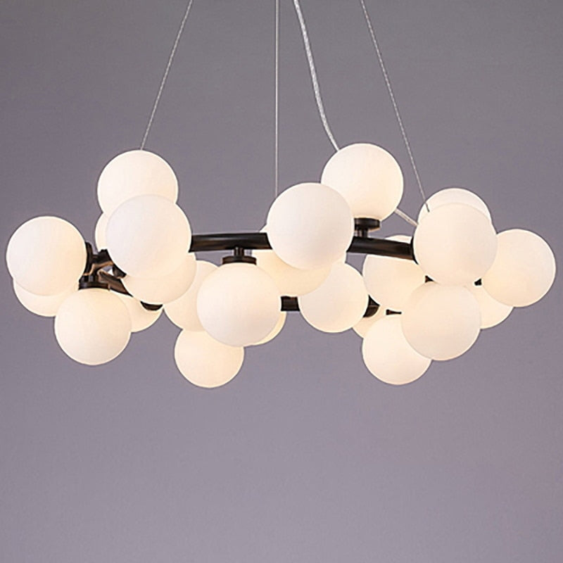 Ava Glass Ball Chandelier