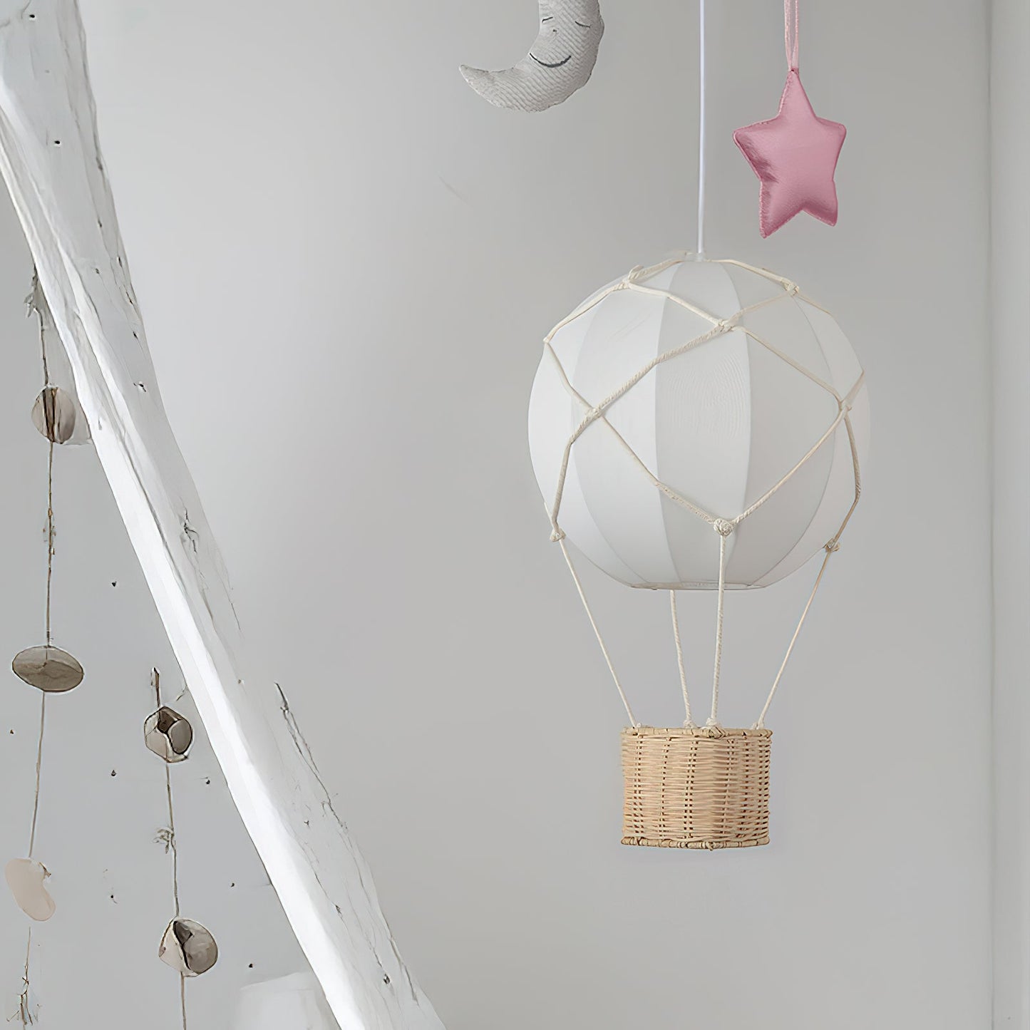Hot Air Balloon Fabric Pendant Light
