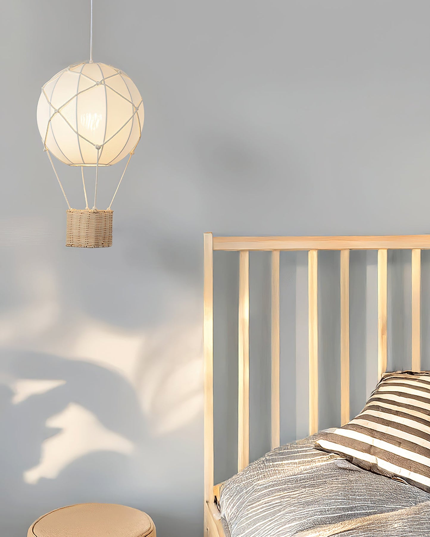 Hot Air Balloon Fabric Pendant Light