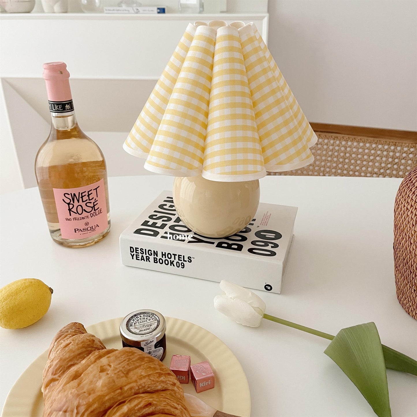 Ellie Pleat Table Lamp