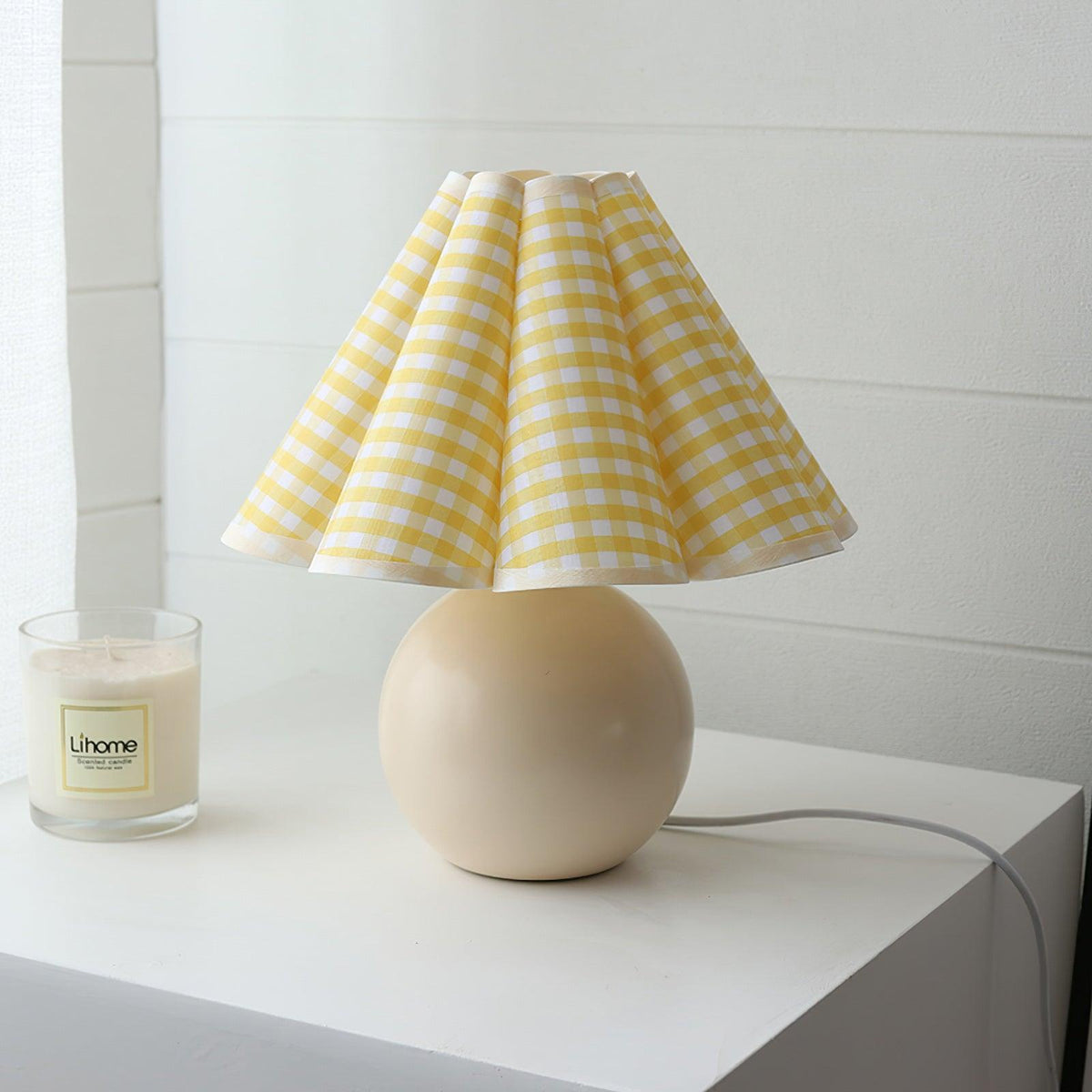 Sasha Pleat Table Lamp