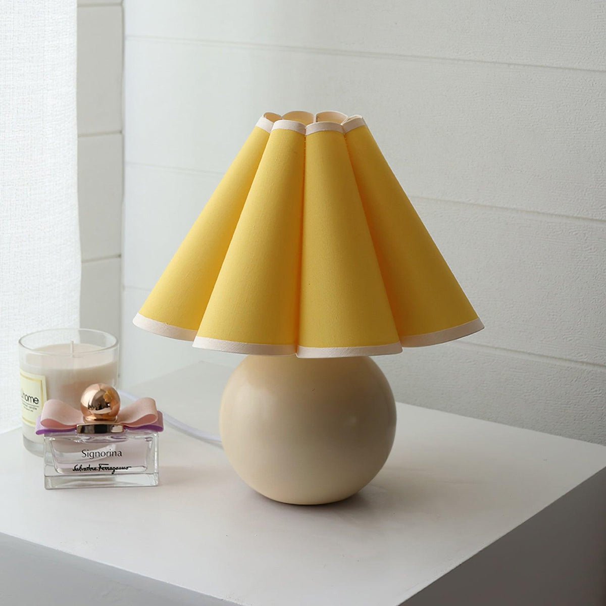 Sasha Pleat Table Lamp