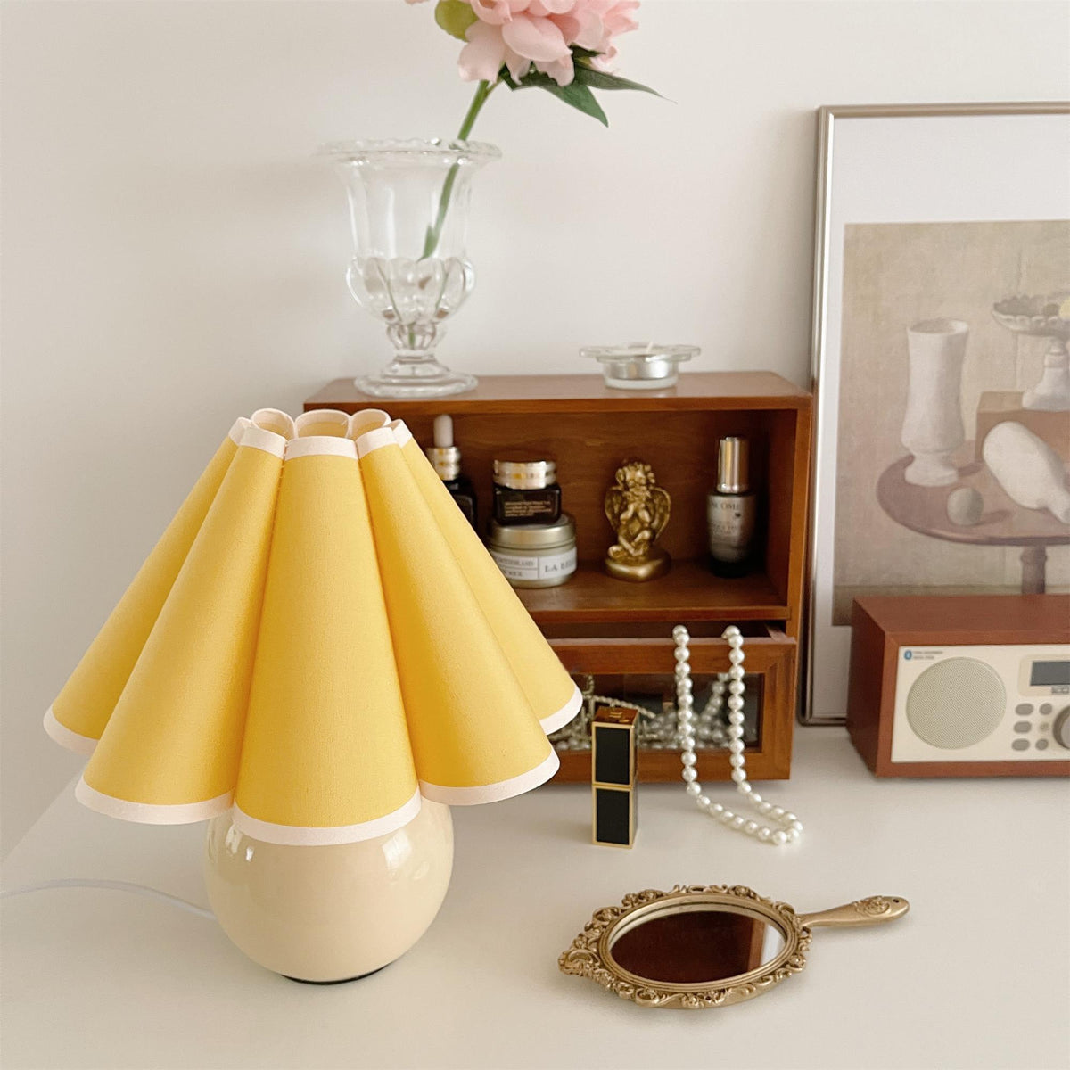 Sasha Pleat Table Lamp