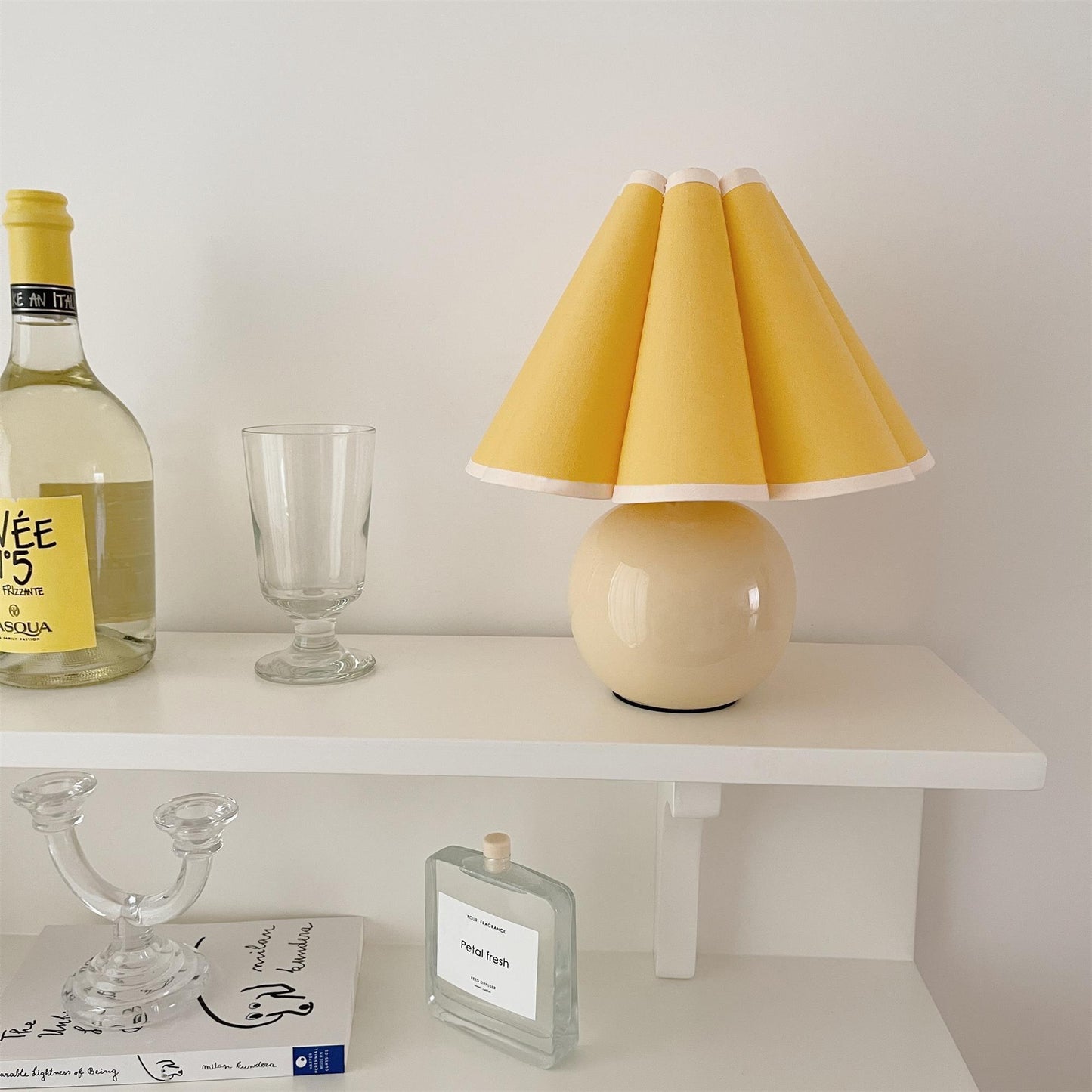 Ellie Pleat Table Lamp