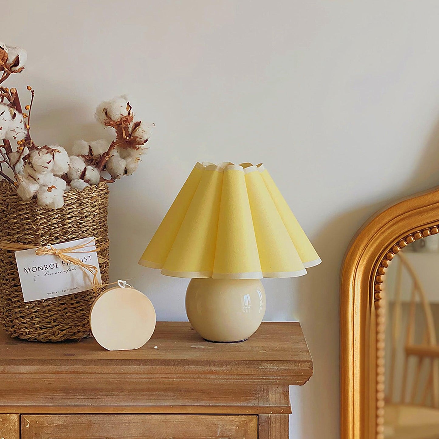 Ellie Pleat Table Lamp