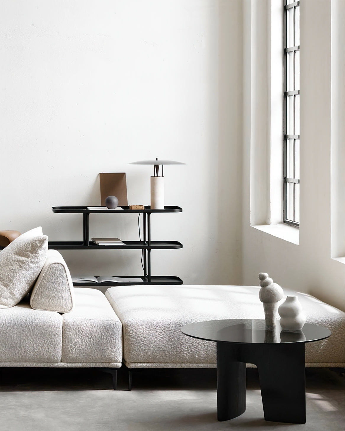 Noeli Travertine Table Lamp