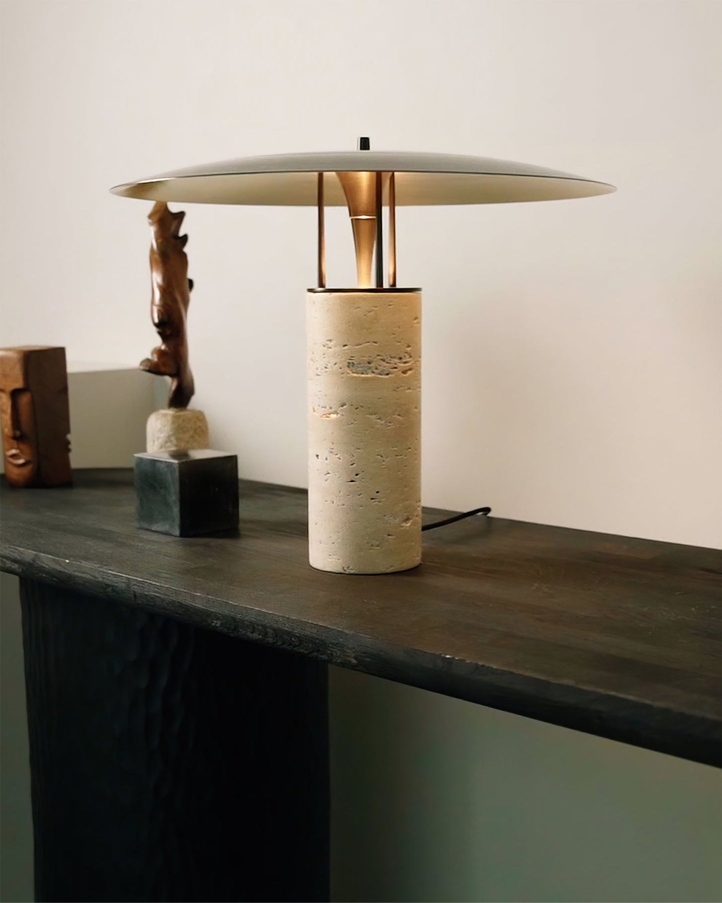 Noeli Travertine Table Lamp