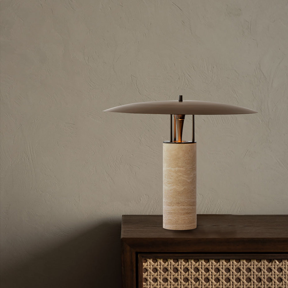 Noeli Travertine Table Lamp