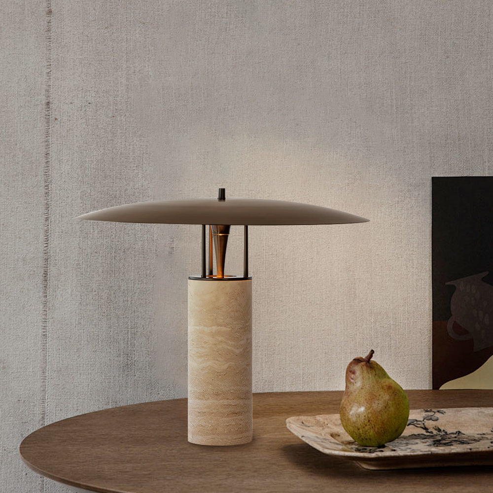 Noeli Travertine Table Lamp