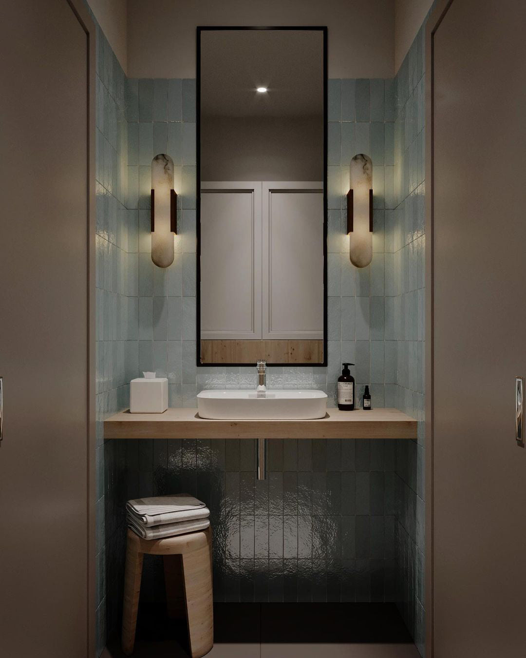 Jeffrey Alabaster Wall Lamp