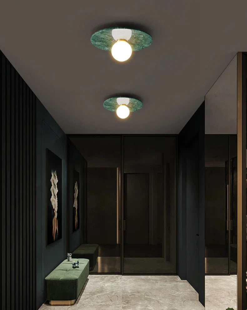 Gia Marble Ceiling Light