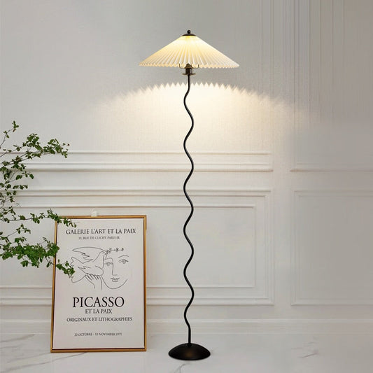 Emilia Fabric LED Floor Lamp
