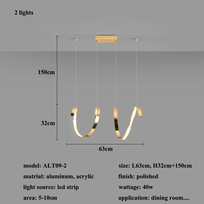 Liam Aluminum LED Ceiling Light