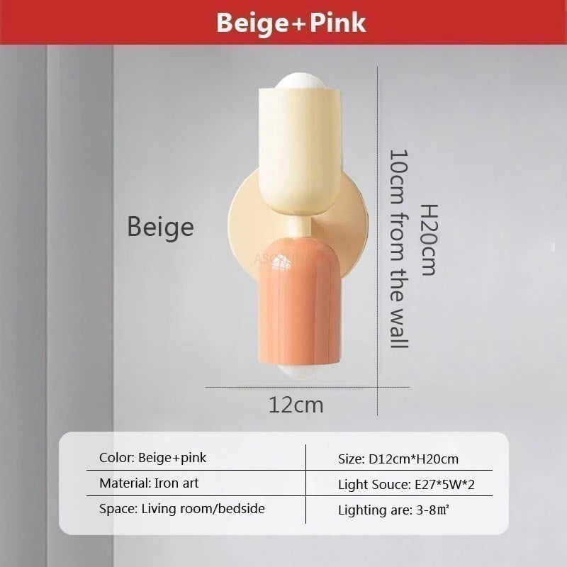 Renee Modern Double Heads Wall Sconce