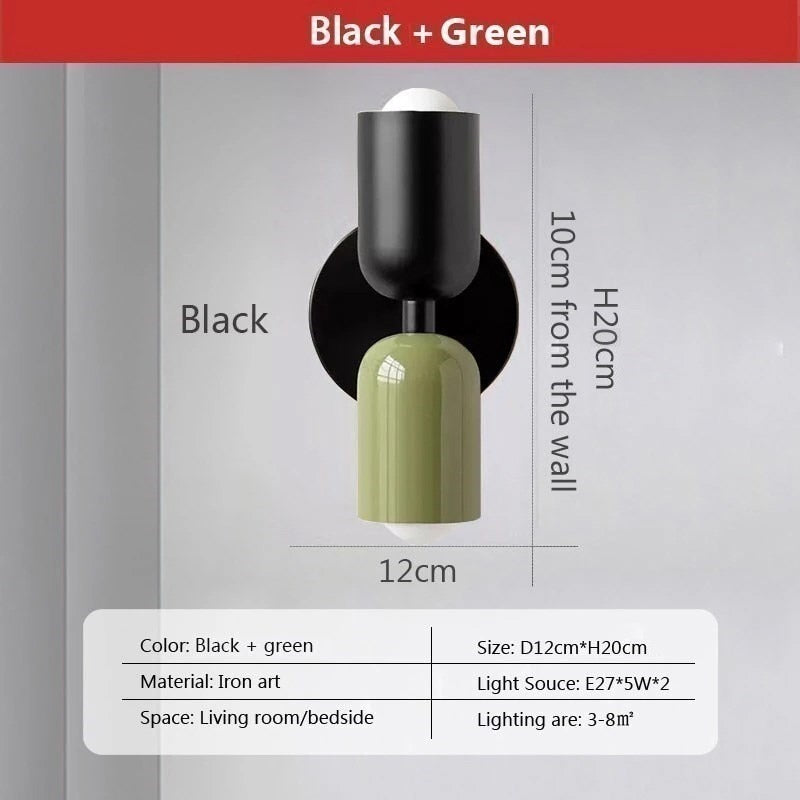 Renee Modern Double Heads Wall Sconce