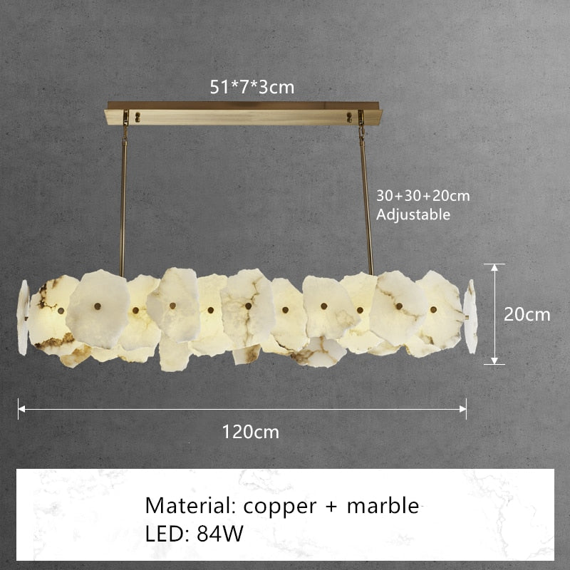 Daliah Marble LED Chandelier