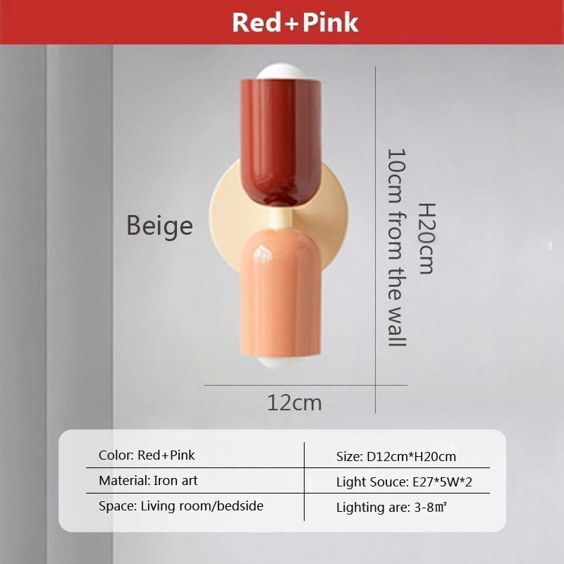 Renee Modern Double Heads Wall Sconce