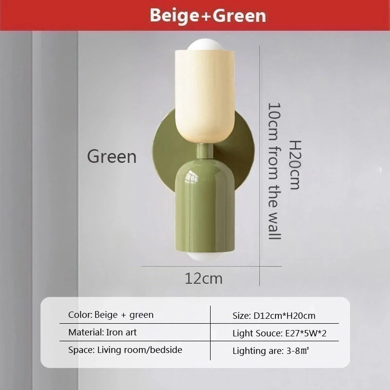 Renee Modern Double Heads Wall Sconce