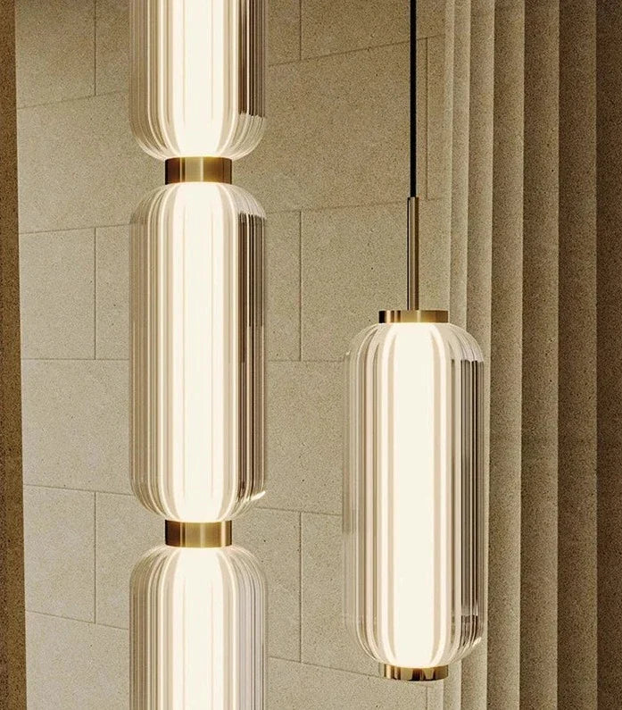 Caret Modern Glass Pendant Light