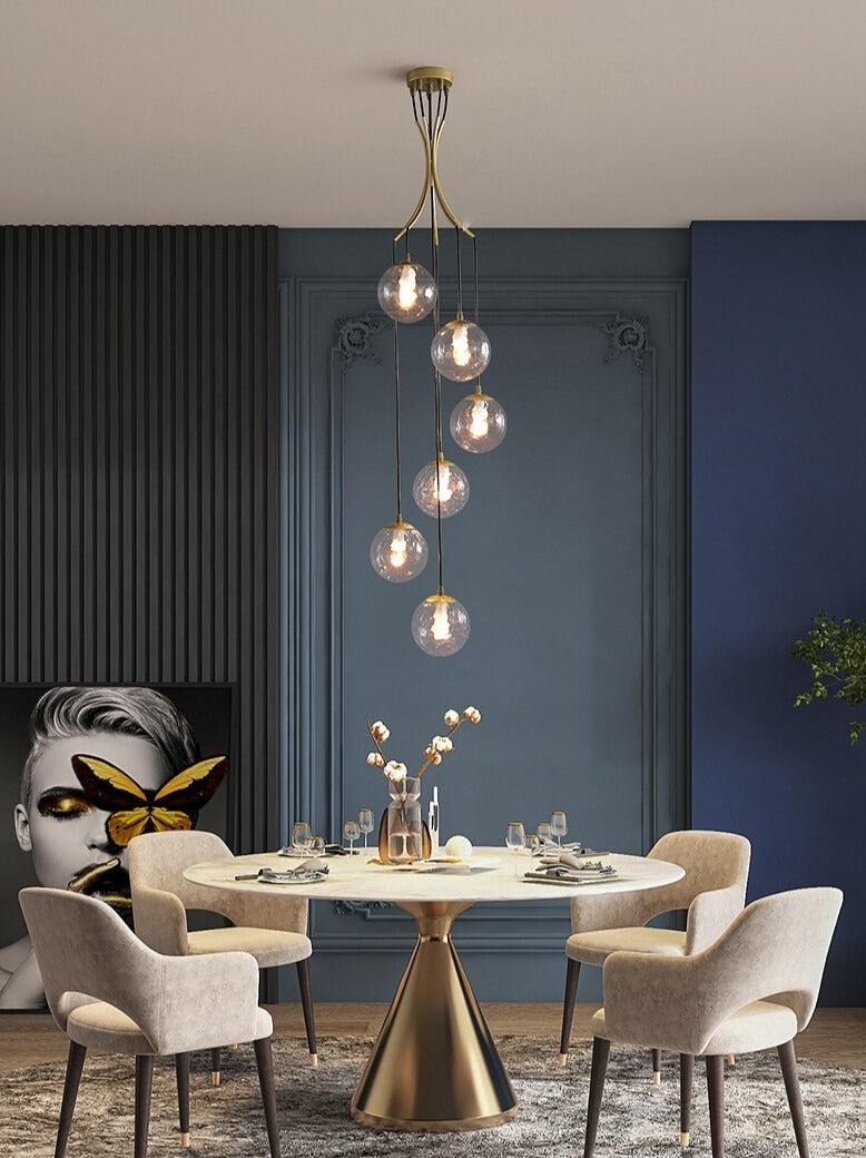 Elliot Staircase Bubble Chandelier