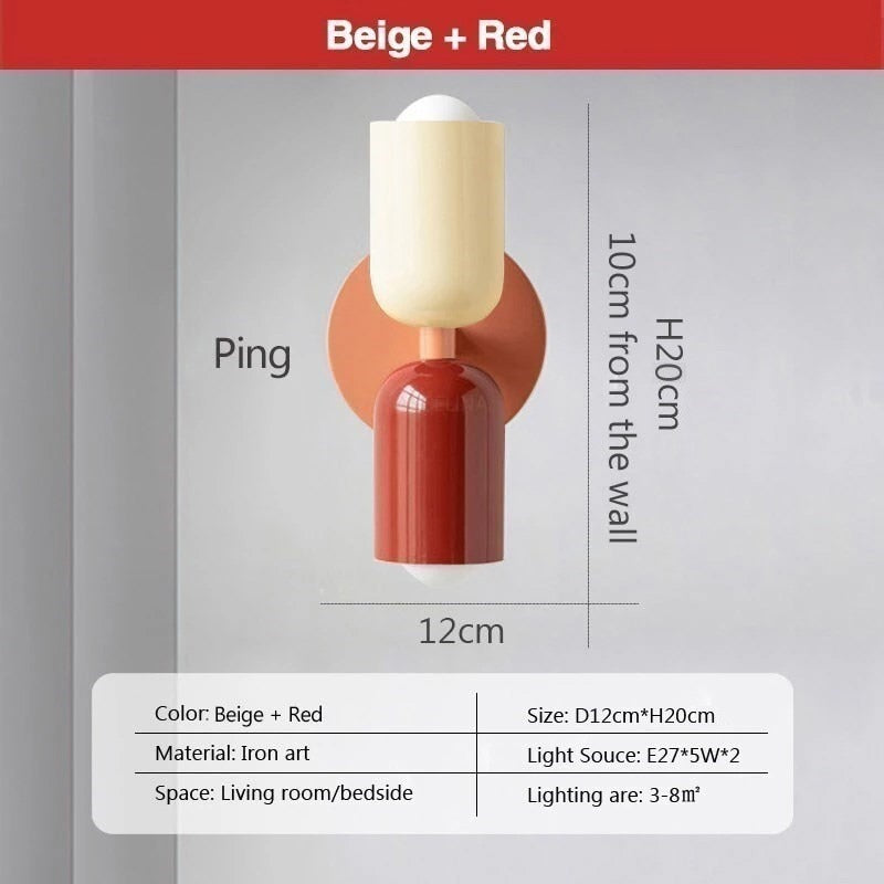 Renee Modern Double Heads Wall Sconce