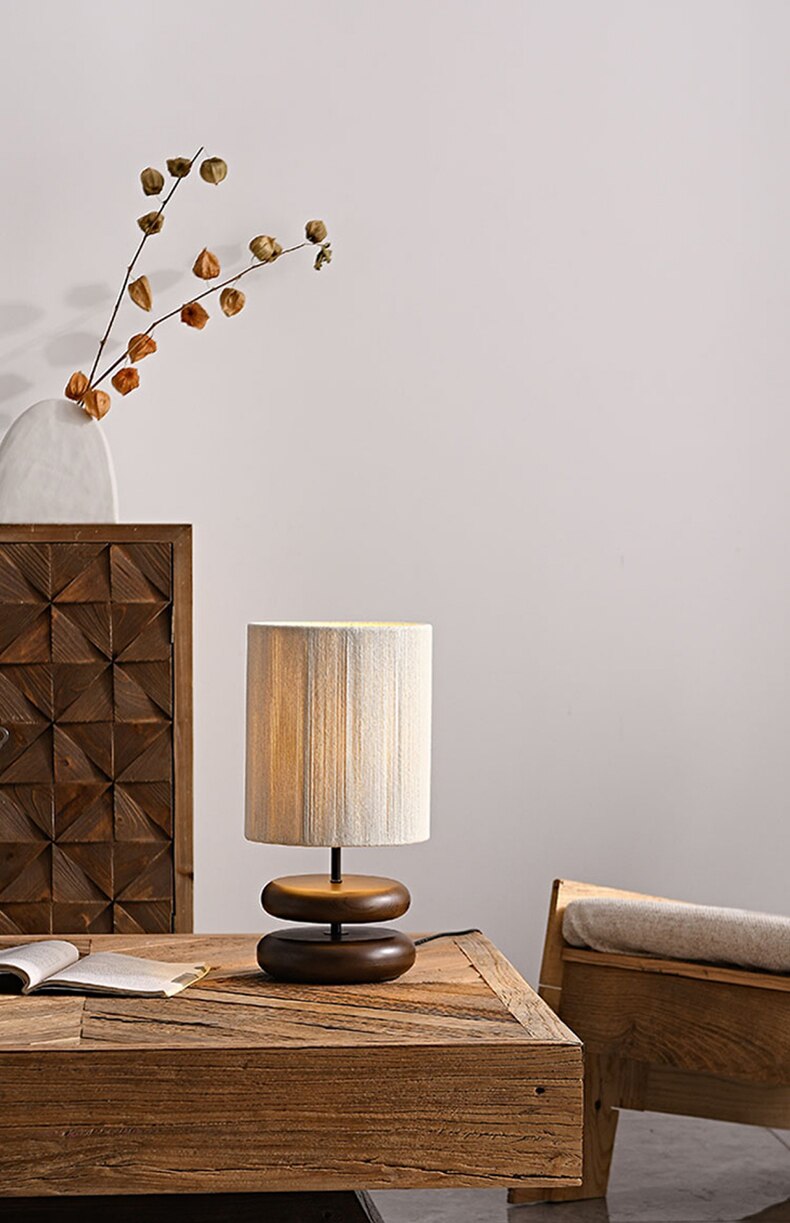 Lily Wooden Table Lamp