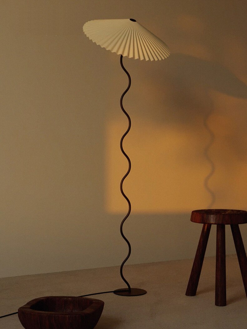 Emilia Fabric LED Floor Lamp
