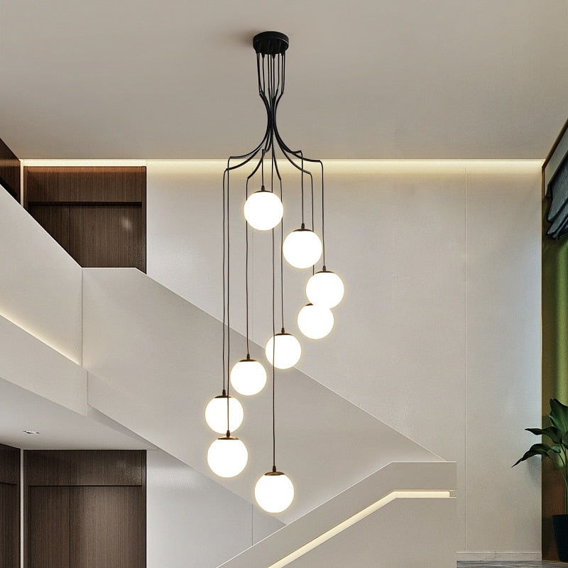 Elliot Staircase Bubble Chandelier