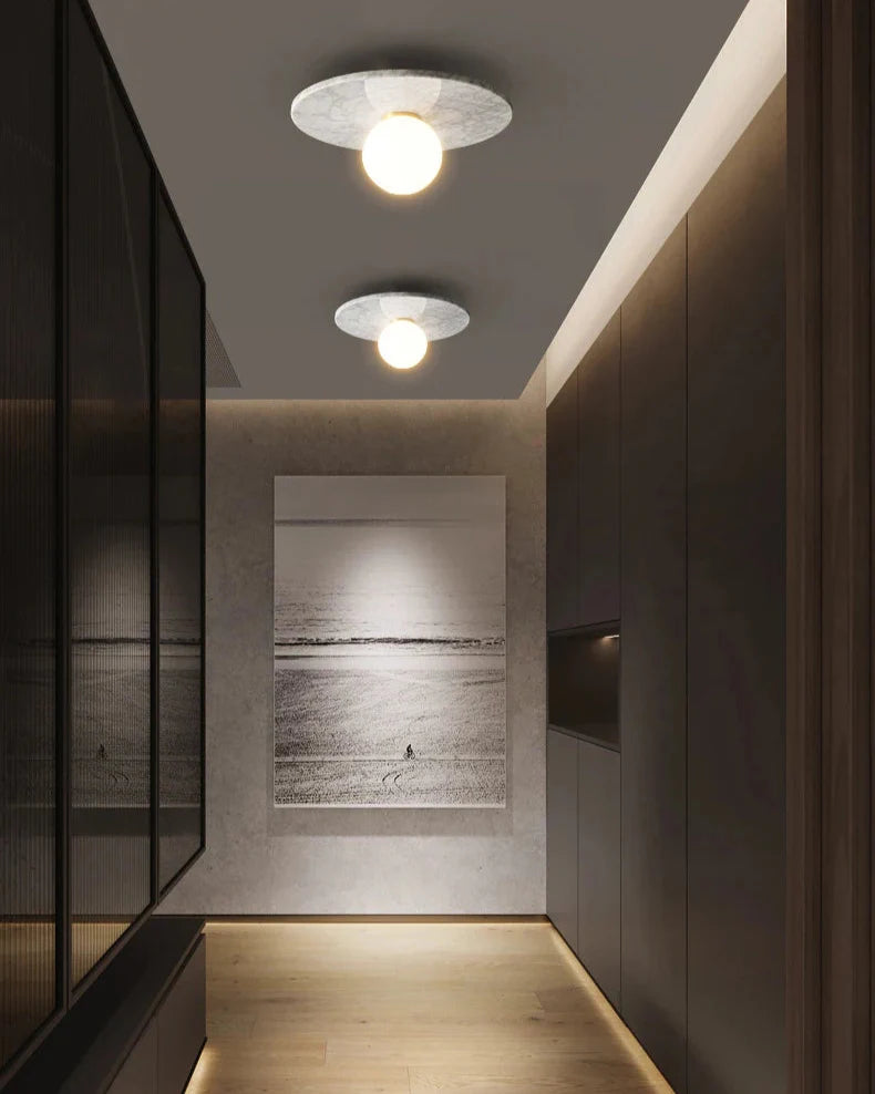 Gia Marble Ceiling Light