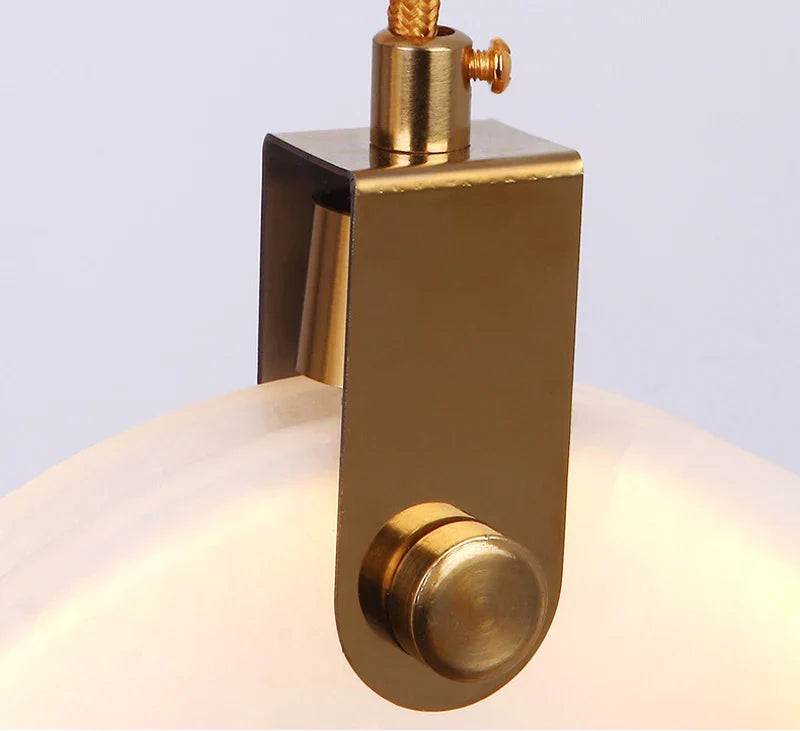 Leia Marble Crystal LED Chandelier