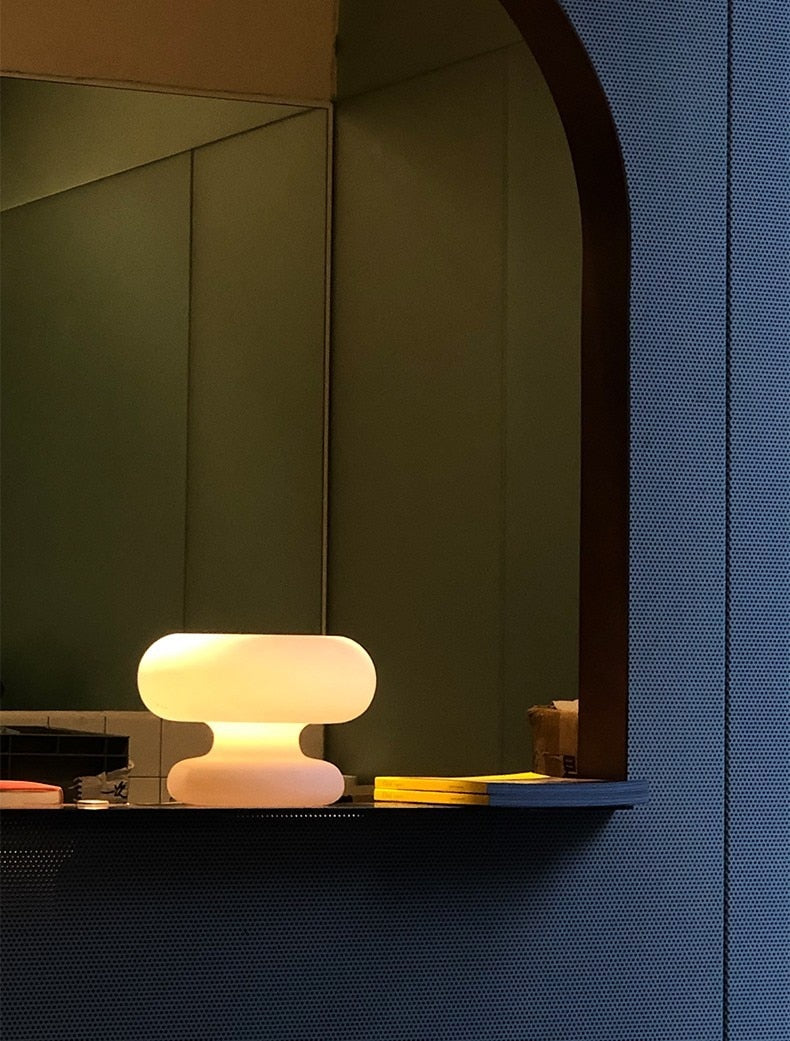 Jade Glass Glow Lamp