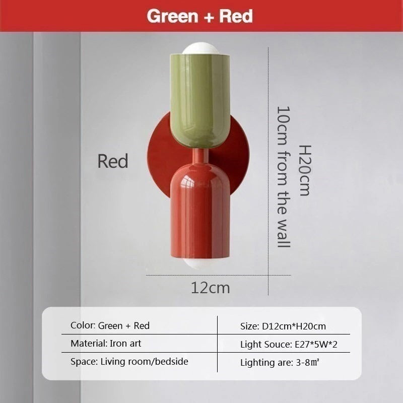 Renee Modern Double Heads Wall Sconce