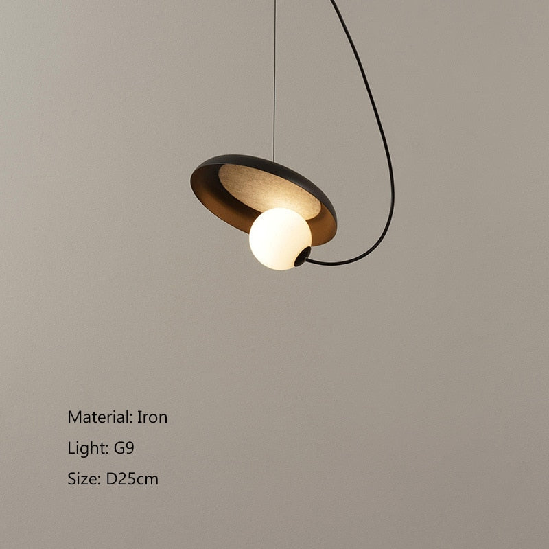 Teo Minimalist Magnetic Adjustable Pendant Light