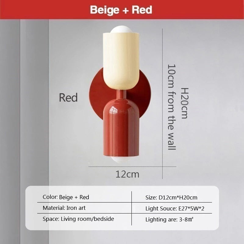 Renee Modern Double Heads Wall Sconce